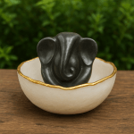 Pyrait Ganesh ji with selenait bowl