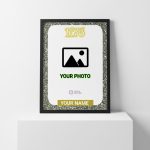 Personalized pyrite frame | your photo | your name - Image 3