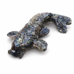 Natural Iridescent Pyrite Fish Crystal set of 2– Hand-Carved Healing Stone Figurine for Decor & Gifting - Image 2