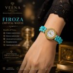 Veena Crystal™ Firoza Luxe Watch - Image 2